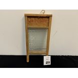 TWO IN ONE CAROLINA WASHBOARD 18" X 8.75"