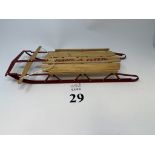MINIATURE RADIO FLYER SLED