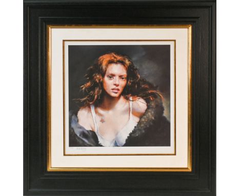 Robert Lenkiewicz (1941-2002) signed print, Faraday, No 201/395, signed by Faraday, framed &amp; glazed, UV art glass.