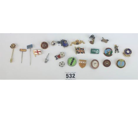 23 x Mixed Enamel Pin badges
