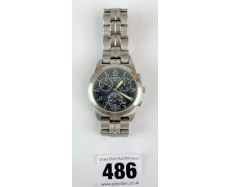 Tissot 1853 gents stainless steel watch, not running