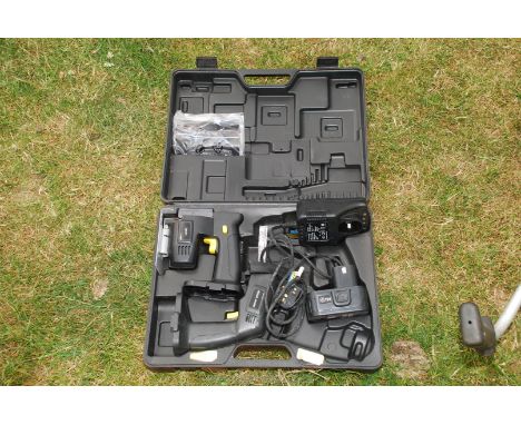 A Wilkinson bought sander and jigsaw with battery and charger.