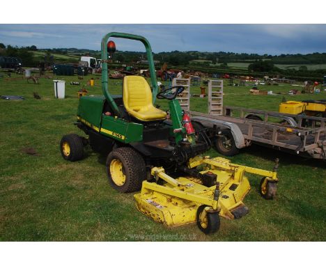 A John Deere F1145 commercial 60" cut four-wheel-drive up-front rotary Mower with Yanmar 3 cylinder diesel engine and hydrost