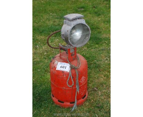 A gas spot/flood-light.
