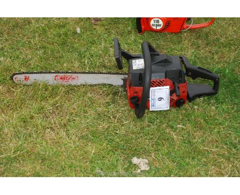 A Jonsered 24/40 Turbo chainsaw with chain-brake, good compression.