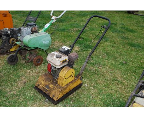 A Whacker type Compactor, 5 1/2hp  engine, (good compression).