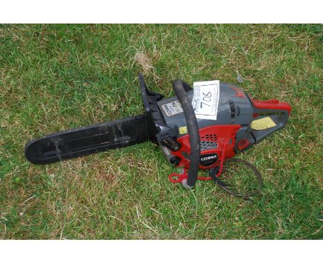 A Cobra Chainsaw with chain brake, (sold as seen).