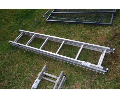A short extending ladder.