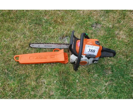 Stihl MS 181 chainsaw. (ran at time of lotting)