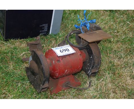 A bench grinder.