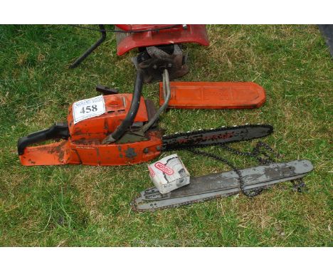 A Husqvarna chainsaw for spares (plus spares).