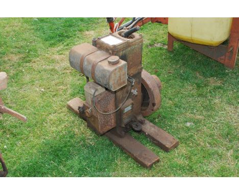 A Lister D stationary engine, (good compression but no fuel present).