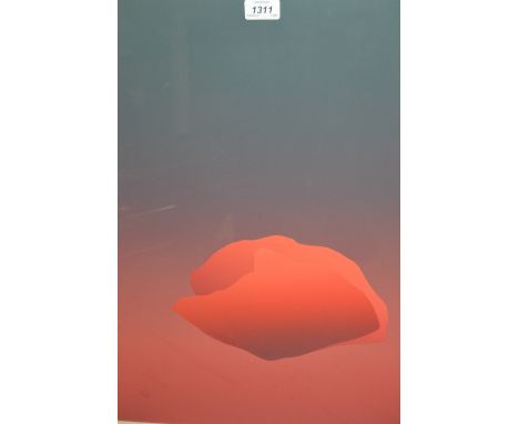 20th Century Japanese school, signed Limited Edition lithograph, ' Warmth ', together with a framed print of a Japanese lady 