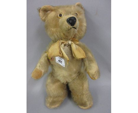 Plush covered automaton musical teddy bear