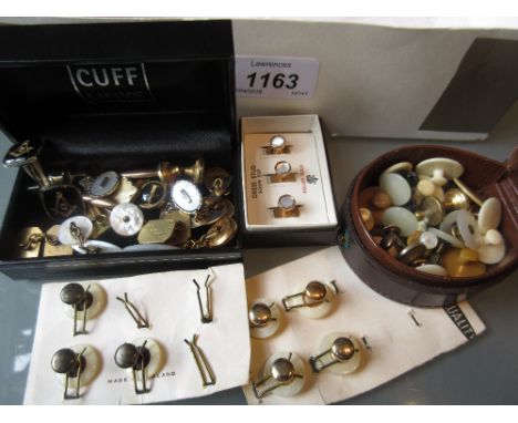 Quantity of various dress studs and cufflinks