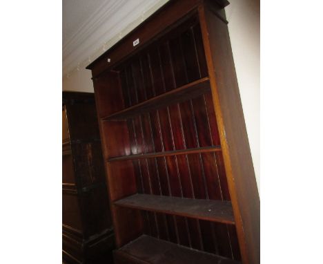 19th Century mahogany four shelf open bookcase