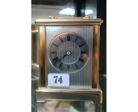 Good Quality Elliott Hamilton &amp; Inches of Edinburgh mantel clock with roman numeral dial with French Escapement 