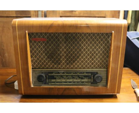 Pye of Cambridge Walnut cased radio 