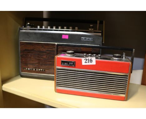 Roberts Model RFM3 and a Loewe Opta T75 Radio 