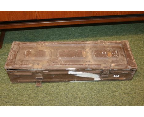 Vintage Metal ammo Case 