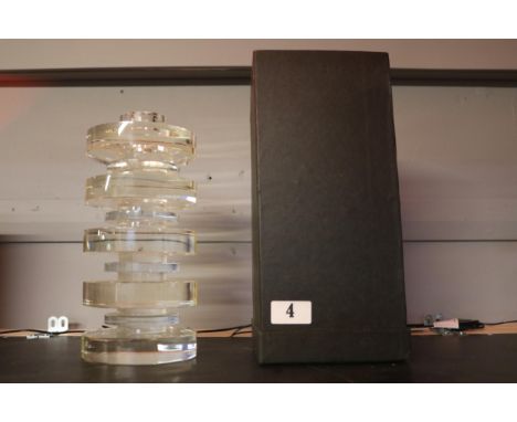 Arik Levy, manufactured by Gaia &amp; Gino. Heliodor candlestick. 26cm in Height 