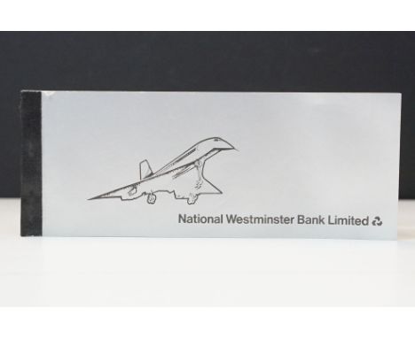 A 1970's National Westminster Bank limited edition Concorde cheque book (One Missing). 