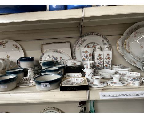 A collection of Wedgwood ceramics to include candlestick holders, tableware, etc. 