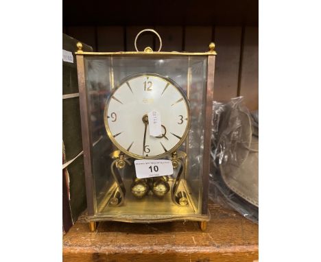 A Brass Kundo West German Quartz Clock 