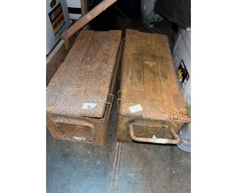 2 ammunition boxes complete with tools. 