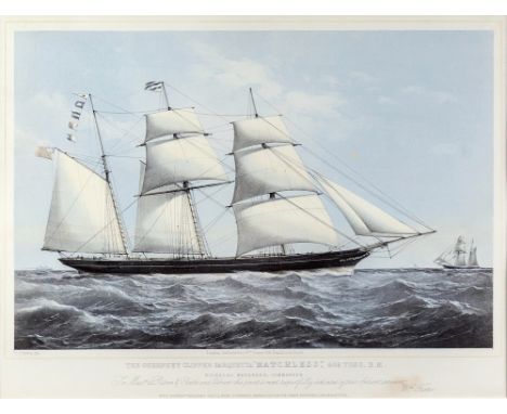 after Thomas Goldsworth Dutton (British, 1819-1891) 'The Guernsey Clipper Barquetta 'Matchless', 409 Tons, B. M., Nicholas Ma