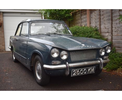 A 1963 Triumph Vitesse 6 1600 saloon, registration number 2600 KM, chassis number HB/15105-DL, engine number HB/15013-HE, bod