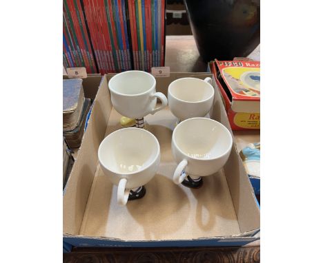 Four Carlton Ware 'Walk Ware' cups