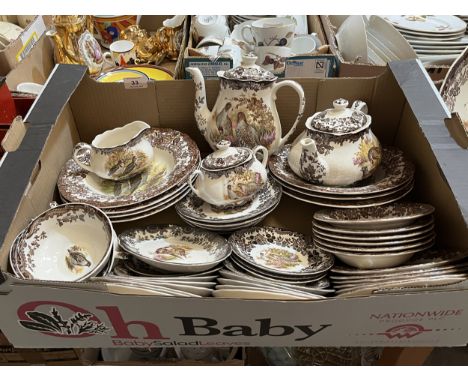 A large collection of Palissy Game Series dinner and tea ware