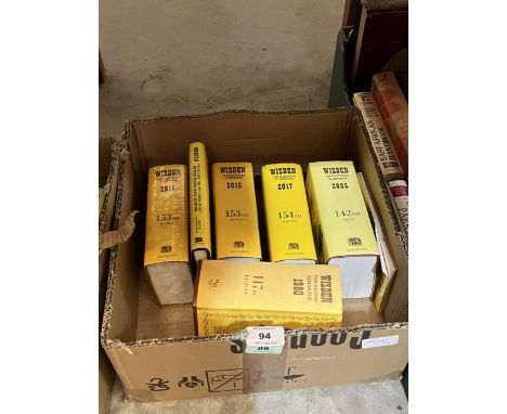 A collection of Wisden cricket Almanacks