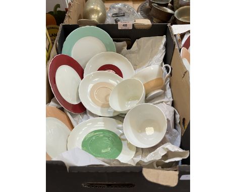 Three boxes of Shelley and Mintons tea ware