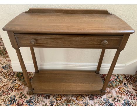 An Ercol single drawer hall table. 80cm w x 34cm d x 73cm h.Condition ReportIn good condition.