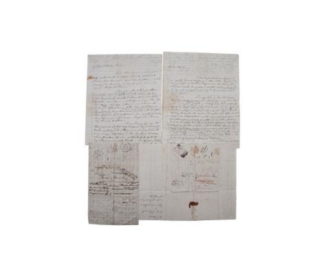 NEWENHAM, SIR EDWARD, Two letters dated 1782 from Sir Edward Newenham, MP for Co. Dublin and Irish Volunteer to his son Edwar