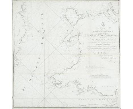 WILLIAM MORRISChart of St. George's Channel This is a loose chart, considerably modified from Lewis Morris's chart of 1748 co