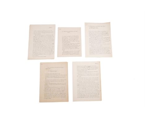 1916 WITNESS STATEMENTS, A collection of four personal statements concerning the events of 1916, probably copies of witness s