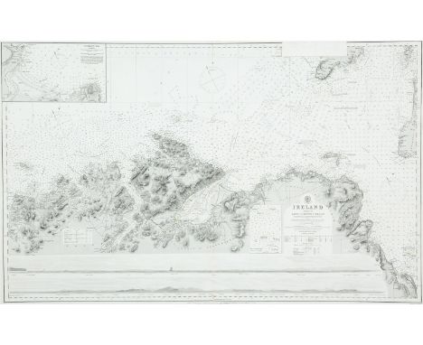 SHEET III, Larne to Bloody ForelandSurveyed by Capt. G.A. Bedford and R. Roskyn Master R.N., 1883-59.  Corrections to 1872.  