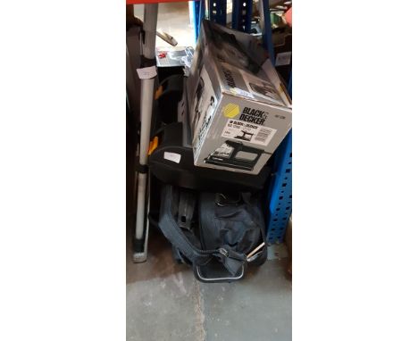 Assorted tools including wall paper stripper, multi cabinet organiser, etc