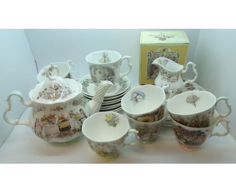 26 PIECE ROYAL DOULTON BRAMBLY HEDGE TEA SERVICE 