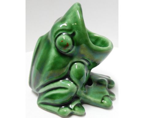 SYLVAC GREEN CERAMIC FROG MATCH STRIKE 