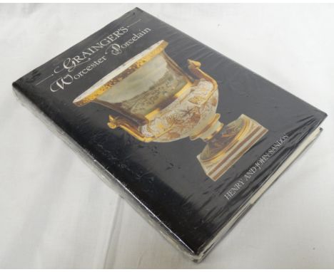 1989 GRAINGERS WORCESTER PORCELAIN BY JOHN & HENRY SANDON (RARE OUT OF PRINT BOOK UNOPEN D J) 