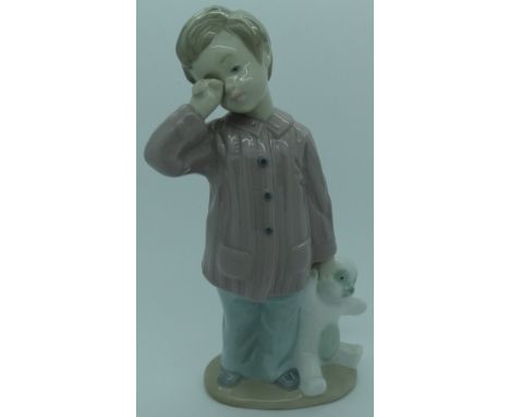 NAO FIGURINE BOY & TEDDY BEAR 