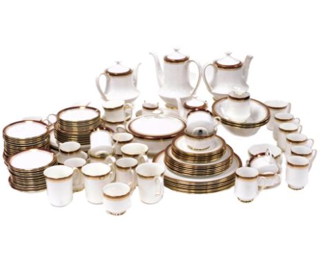 A Paragon porcelain Holyrood pattern part dinner, tea and coffee service, including a vegetable tureen and cover, tea and cof