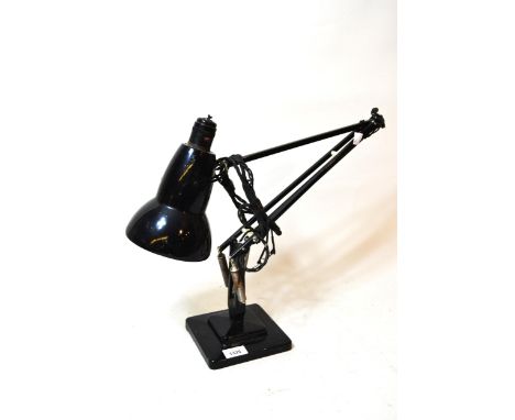 Herbert Terry, black metal Anglepoise lamp 
