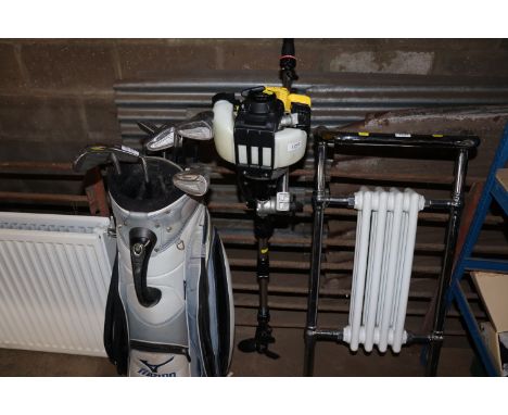 A Tomking 1.2HP petrol outboard engine 