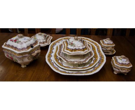 SPODE PLATTERS + TUREENS "CHATSWORTH"