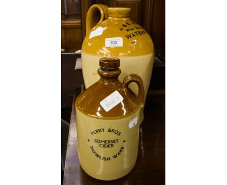 J + K WALSH STONEWARE JAR + PERRY BROS STONEWARE JAR